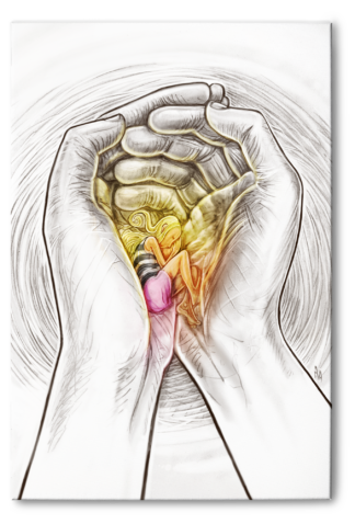 Tableau "Jasmine" 60X40X2