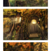 3 Cartes Postales - Rendez-vous dans la forêt 3