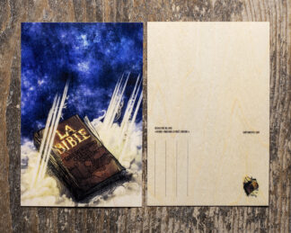 Carte postale en bois - Bible