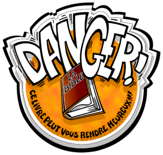 Autocollant "Danger" (Français)