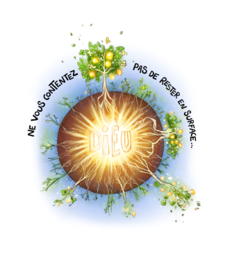 Autocollant "Racines profondes"