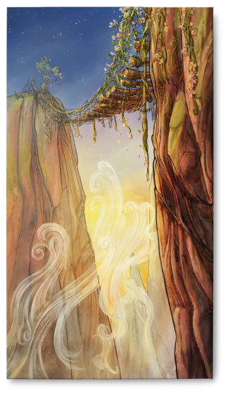 Tableau "Le pont" 36X64X2