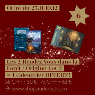Offre 6 : Rendez-vous dans la forêt Origine 1 et  2 + 1 Calendrier 2026 Offert